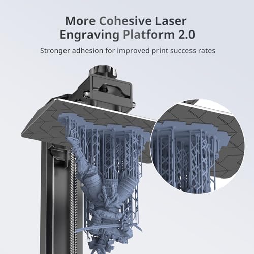 ANYCUBIC Photon Mono 4, Resin 3D Printer with 7'' 10K Mono LCD Screen | Stable LighTurbo Light Source and 70mm/h Fast Printing