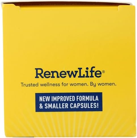Renew Life Women's Probiotic 25 Billion CFU | 30 Vegetarian Capsules | Supports Urinary, Digestive, and Immune Health | Dairy, Soy and Gluten-Free Supplement