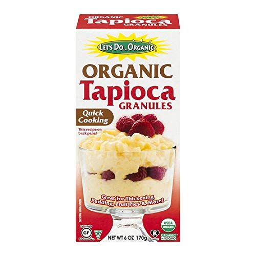 Let's Do Organic Tapioca Granules, Instant Tapioca - 6 Oz (Pack of 1) | Instant Pudding Mix