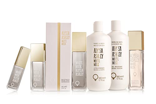 Alyssa Ashley White Musk - Luxurious Perfumes for Women with Sicilian Bergamot and Ylang Ylang - Long Lasting Women Perfume - 3.4 oz EDT Spray