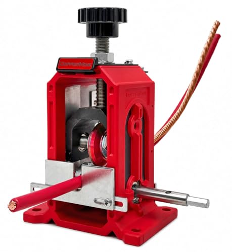 Wire Stripping Machine, Drill Powered Benchtop Wire Stripper Machine for 18 AWG to 1-1/2" Cable, Large Cable Wire Stripper