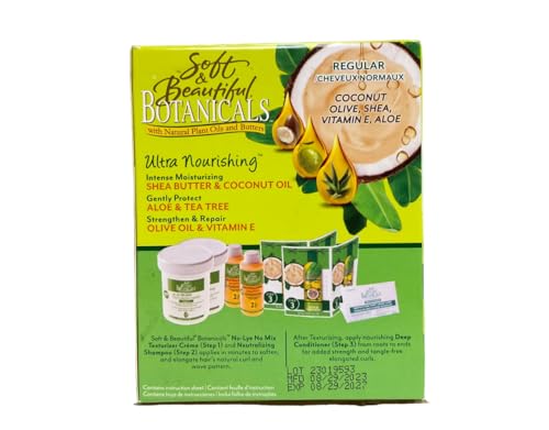 Soft & Beautiful Botanicals Texturizer, Regular (Pack of 3)