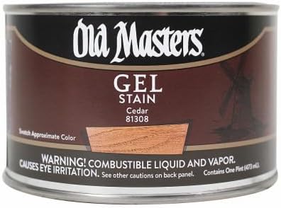 Old Masters 81308 Gel Stain Pint, Cedar