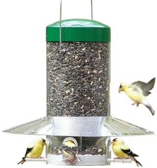 Birds Choice Classic Hanging Bird Feeder with Weatherguard Baffle | Squirrel Proof Bird Feeder for Cardinals, Chickadees