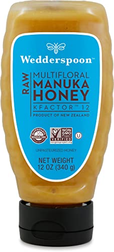Wedderspoon Raw Manuka Honey 150+ MGO, 8.8 Oz