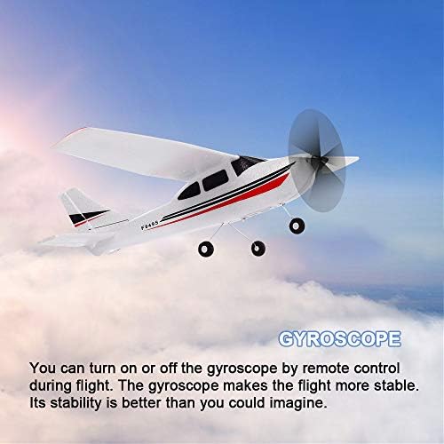GoolRC WLtoys F949S RC Airplane, 2.4Ghz 3CH RC Plane with Gyroscope, EPP Remote Control Airplane, Easy to Fly RC Aircraft with 3 Batteries