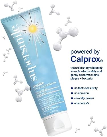 Supersmile Awake Zesty Mint Whitening Toothpaste, with Caffeine, 4.2 Oz