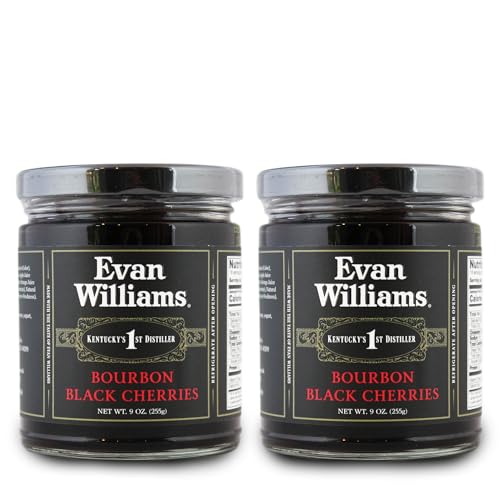 Evan Williams Bourbon Black Cherries (2 pack)