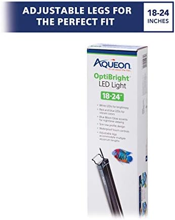 Aqueon LED OptiBright Fish Tank Aquarium Light Fixture, 48-54 Inch