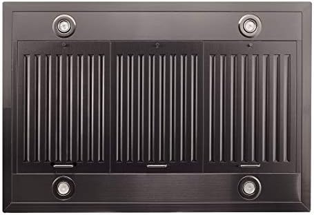 ZLINE 48" Convertible Vent Island Mount Range Hood in Black Stainless Steel (BSGL2iN-48)