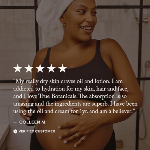 True Botanicals Pure Radiance Body Oil | Anti-Aging Body Oil for All Skin Types | Moisturize & Restore Skin Health | Dermatologist Tested, All Natural