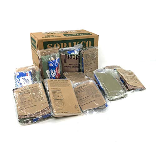 Sopakco MRE Meals Ready-to-Eat 14ct Case 10/20 Inspect Lot 7280 Reduced Sodium