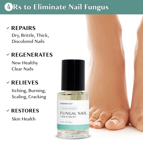 Toenail Fungus Treatment Extra Strength Antifungal Solution and Nail Fungus Treatment for Toenail - Repairs Fungal Damaged, Yellow, Thick