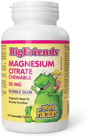 Natural Factors, Magnesium Citrate 150 mg, Muscle and Heart Health Formula, 180 Capsules