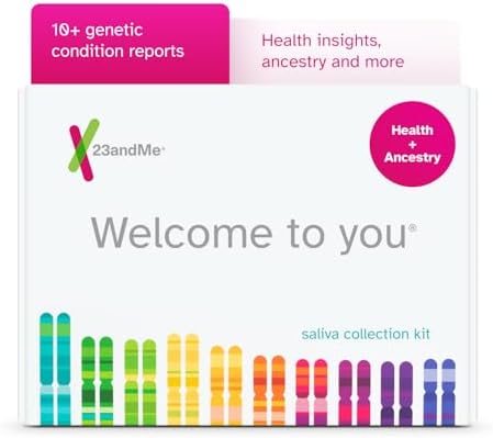 23andMe Health + Ancestry Service: DNA Test Kit, FDA-Authorized Reports, Genetic Test, Health Predispositions, Carrier Status