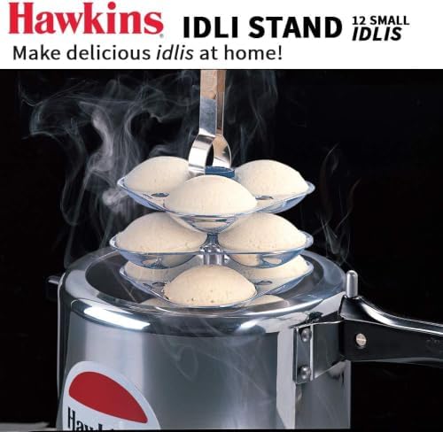 Hawkins Idli Stand for Pressure Cooker, 5-Liter, Small, Metallic