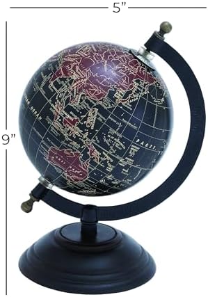 Deco 79 Mango Wood Globe, 6" x 5" x 8", Cream