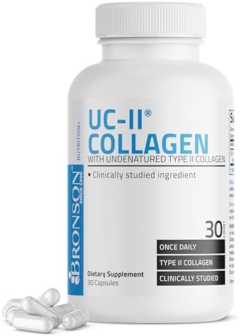 Bronson UC-II Type II Collagen with Undenatured Type 2 Collagen, 30 Capsules