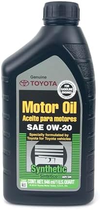 Toyota Case of 12 Quarts Full Synthetic 0W-20 Oil