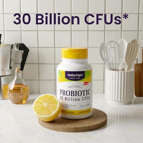 Healthy Origins Probiotic 30 Billion CFUs, 60 Veggie Caps