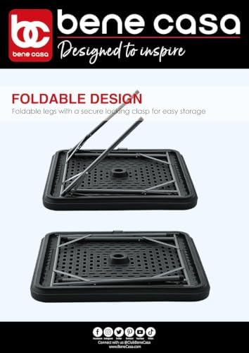 Benecasa Blow Mold Domino Game Table