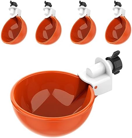 Lil'Clucker Large Automatic Chicken Waterer Cups | Chicken Water Feeder Suitable for Chicks, Duck, Goose