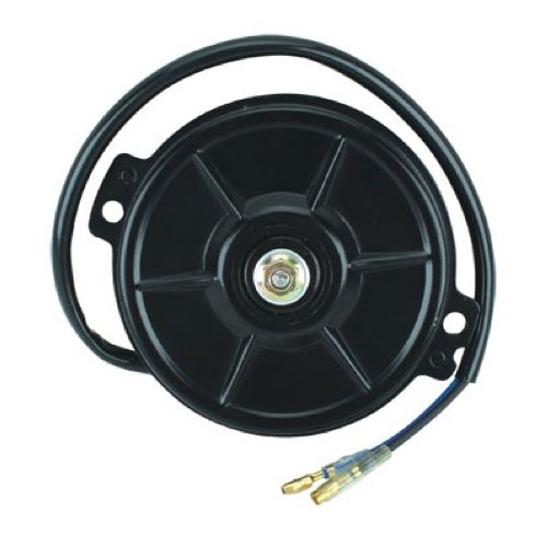 Universal 2-Holt Pattern 12-Volt Electric Radiator Cooling Fan Motor High Power CFM Performance Upgrade for Cars and Trucks (90-Watt)