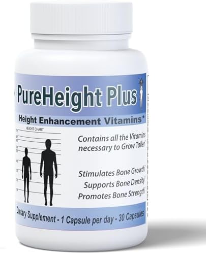 PureHeight Plus #1 Doctor Recommended Height Enhancement Supplement - Growth Vitamins for Kids