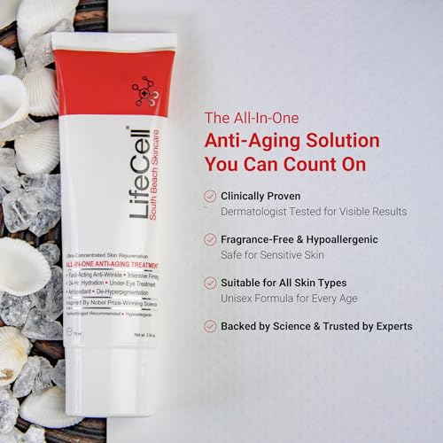 LifeCell Anti-Aging Cream for Wrinkles, Fine Lines & Dark Circles, 2.54oz | LifeCell Anti-Aging Cream for Wrinkles, Fine Lines & Dark Circles, 2.54oz