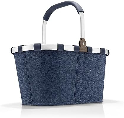 Reisenthel Carrybag Green Olive - Sturdy Shopping Basket With Lots Of Storage Space And Practical Inner Pocket - Elegant And Water-Repellent Design