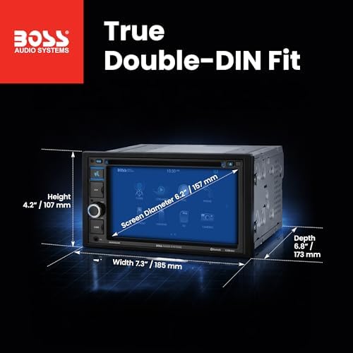 BOSS Audio Systems BV9364B Car Stereo, Hands-Free Calling, Double DIN