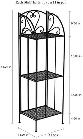 Pure Garden 3 Tier Indoor or Outdoor Plant Stand