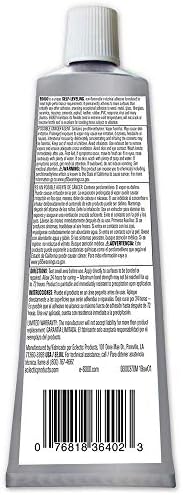 E6000 220011 12 Pack 3.7 oz. High Viscosity Multi-Purpose Adhesive, Clear