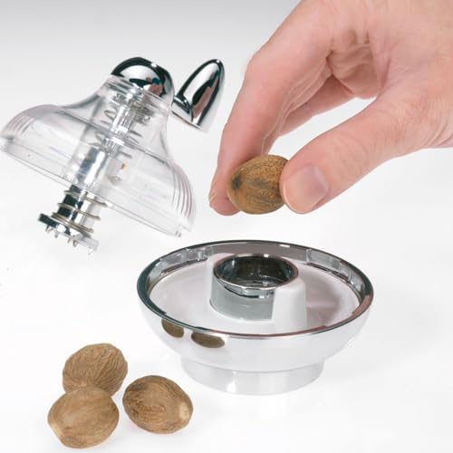 Westmark Nut Meg Grinder, 3.3 x 3.1 x 3.7 inches, Clear