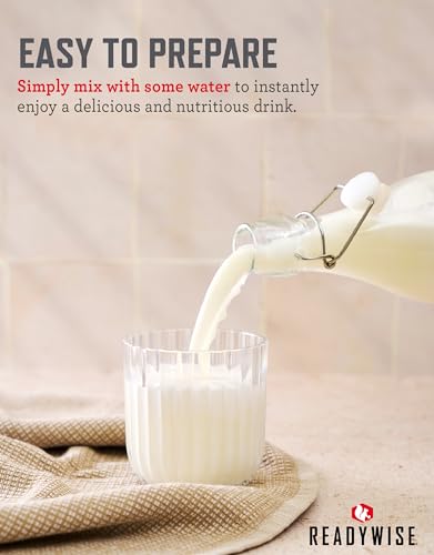 READYWISE Whey Powdered Milk Alternative Bucket, 120 Servings