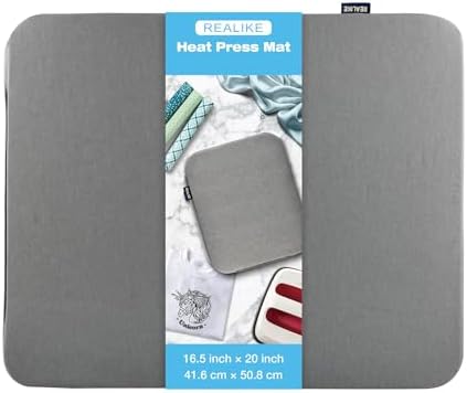 REALIKE Heat Press Mat Compatible with Cricut Easy Press 2/Cricut Easy Press(12X12 inch)