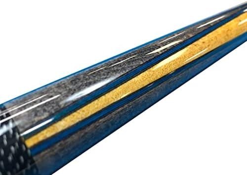 Meucci SB3-B Handcrafted Billiards Pool Cue Stick w/PRO Shaft - Blue + Hard CASE
