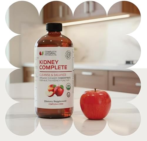 CNP | Kidney Complete Liquid 16oz - ACV, Lemon, Chanca Piedra Cleanse Aid | Kidney support liquid with apple cider vinegar, lemon and organic chanca piedra for daily cleanse and detox routines