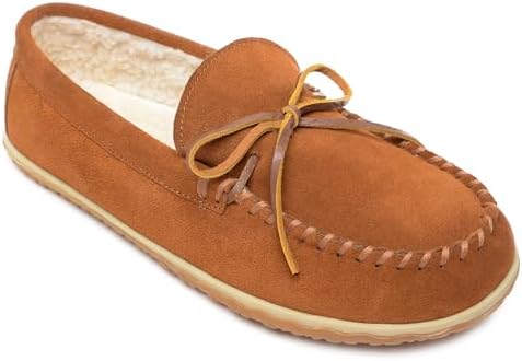 Minnetonka Men's Tomm Suede Leather Moccasins