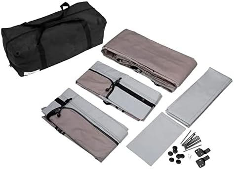 Solera Family Room RV Awning Screen Room, 15', for 10'-21' Manual or Power RV Awnings, Polyester Fabric Construction, Weatherproof, Storage Bag, Compatible with Solera, Dometic, Carefree - 362230