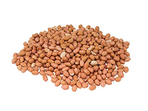 Aiva Raw Spanish Peanuts (10 LB Case) Bulk – Whole Unsalted Peanuts for Snacking, Cooking, and Baking | Product of USA | Spanish Premium Grade