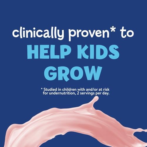 PediaSure Grow & Gain Shake Mix, 6g Protein, Vanilla, 14.1 oz Can, 3pk | 24 Servings, Great-Tasting Nutritional Shake Mix with Immune Support for Kids, 23 Vitamins & Minerals, Non-GMO & Gluten-Free