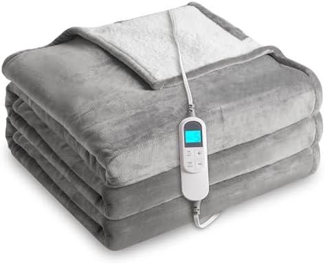HEYNEMO Electric Blanket King Size with Dual Control