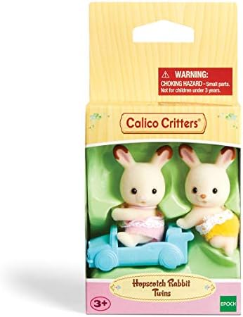 Calico Critters Hopscotch Rabbit Twins - Adorable Bunnies for Endless Imaginative Play. Bring Home the Double the Fun with These Charming Twins!
