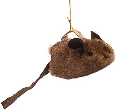 OurPets Play-N-Squeak Twice the Mice Cat Toy, 2 Piece Set, Catnip Filled | Real mouse sound effect, electronic squeaker inside, sparks hunting instinct, engaging design, for indoor felines every day