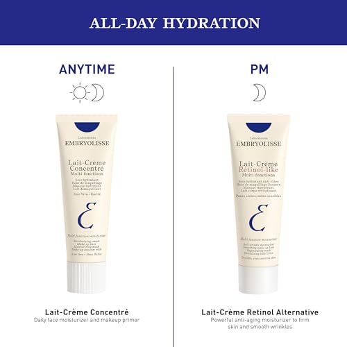 Embryolisse Lait-Crème Concentré Face Moisturizer and Makeup Primer, French Face Cream With Shea Butter & Aloe Vera