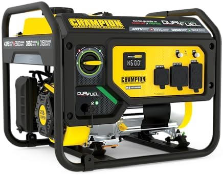 Champion Power Equipment 4375-Watt Dual Fuel RV Ready Portable Generator with Free 3-Year Warranty