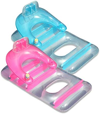 Swimline Deluxe Lounge Chair Colors May Vary (Pink or Blue)