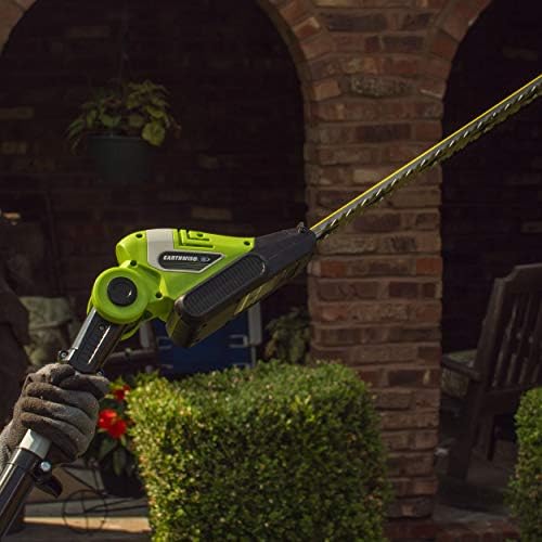 Earthwise LPHT12022 20" Cordless Pole Trimmer, 2Ah Battery & Charger