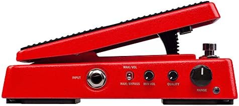 JOYO Compact Wah/Volume Guitar Pedal, 6-Mode Sweep Range & Adjustable Q Control, Active Volume with Minimum Knob, True Bypass in Wah Mode (WAH-II)